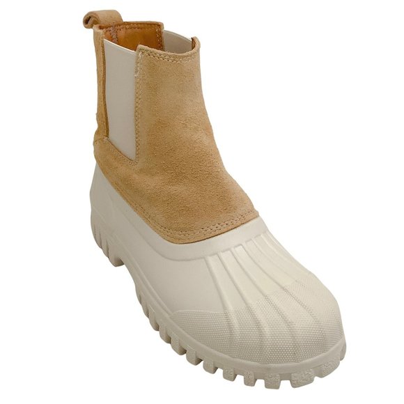 Diemme Shoes - Diemme Beige Suede Balbi Chelsea Duck Boots